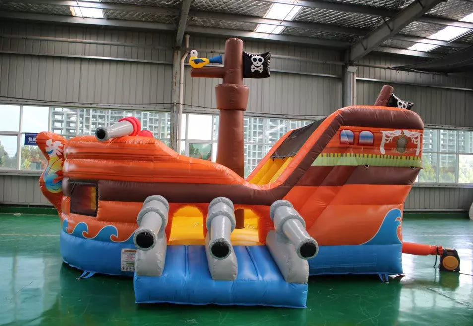 19.3FT x 15.3FT Pirate Ship Bounce House