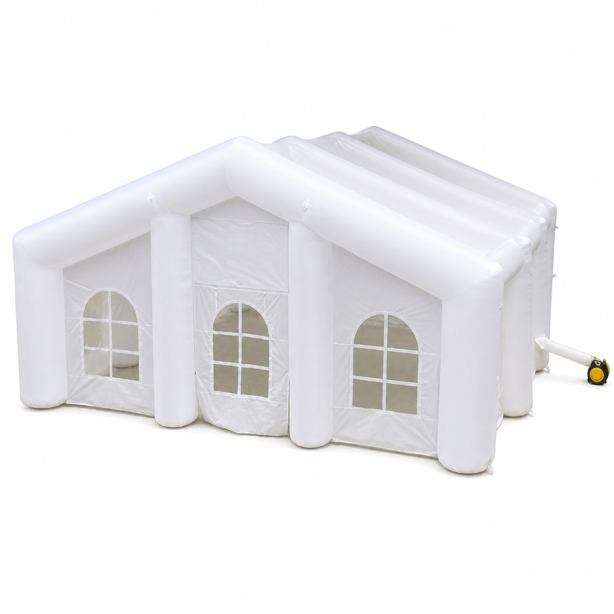 26 × 26 FT white inflatable nightclub on a white background