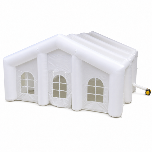26 × 26 FT white inflatable nightclub on a white background