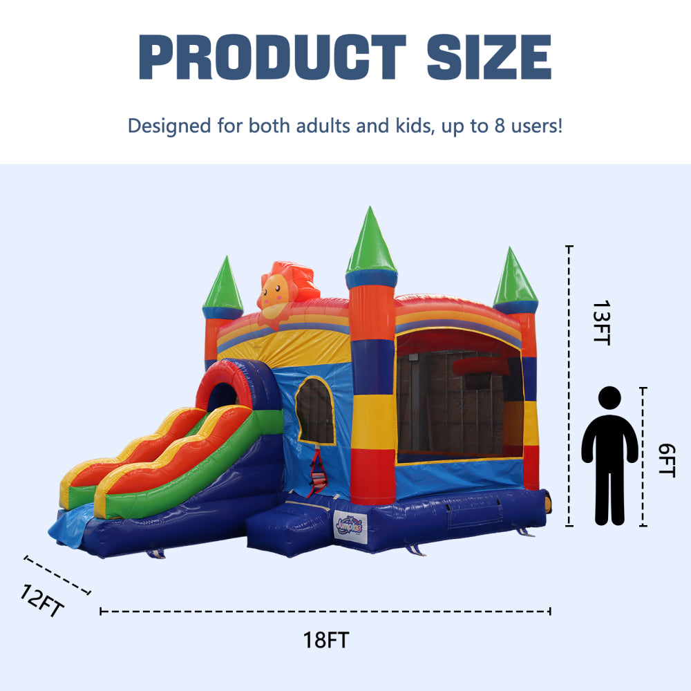 18FT x 12FT Ocean Quest Bounce & Slide Combo with Blower