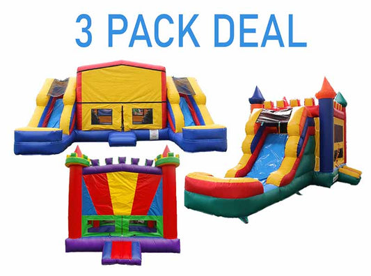3 Pack Bounce House