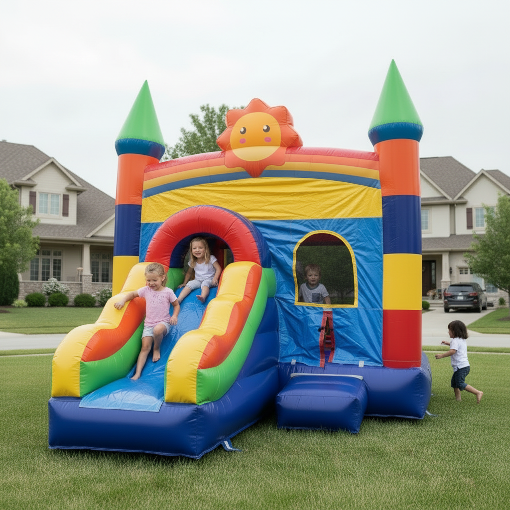 18FT x 12FT Ocean Quest Bounce & Slide Combo with Blower