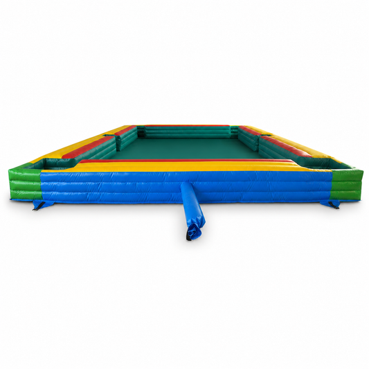26×16×1.5FT Inflatable Foot Pool Game on white background