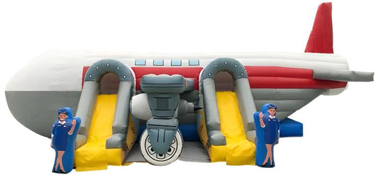 32FT x 26FT x 14.7FT Airplane Bounce House Combo Unit