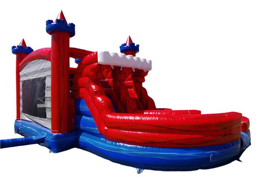 Combo Bounce House With Double Slide