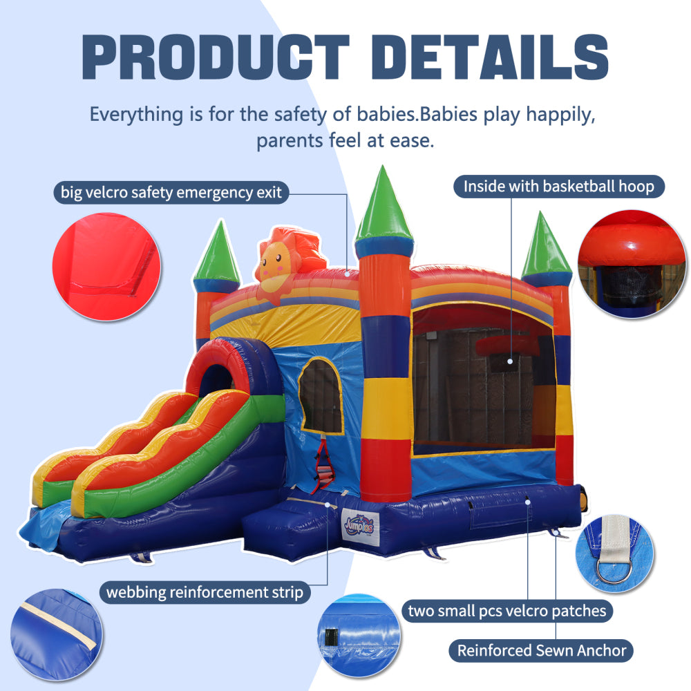 18FT x 12FT Ocean Quest Bounce & Slide Combo with Blower