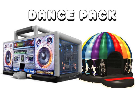 Dance Pack - Boom Box & Disco Dome Bounce House