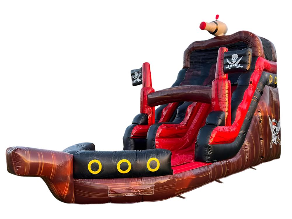 27FT x 14FT x 22FT Inflatable Pirate Ship Water Slide