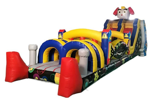 39FT x 10FT x 13FT Inflatable Robot Obstacle Course