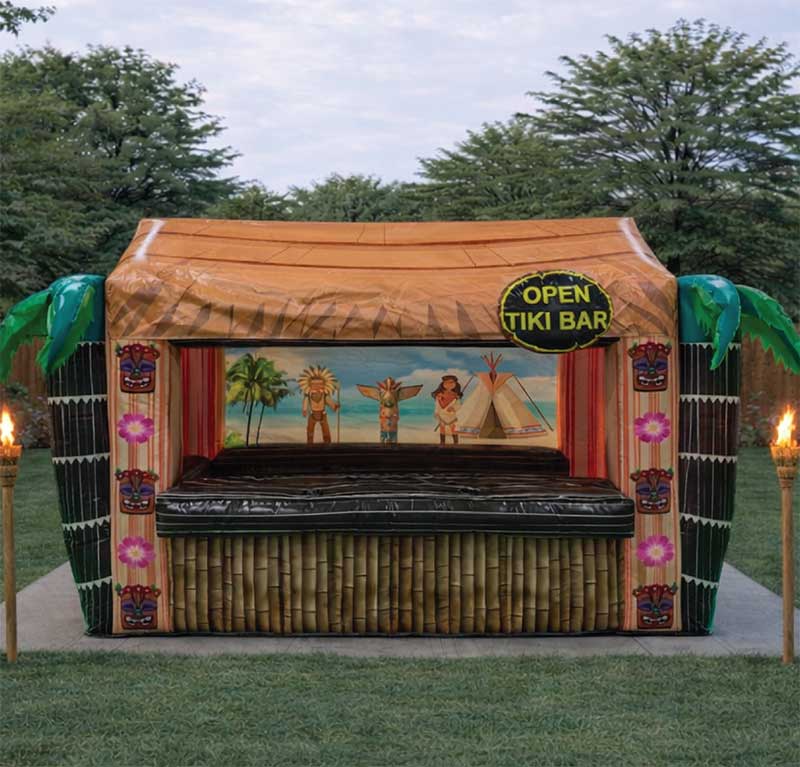 7FT x 5FT x 7.5FT Inflatable Tiki Bar