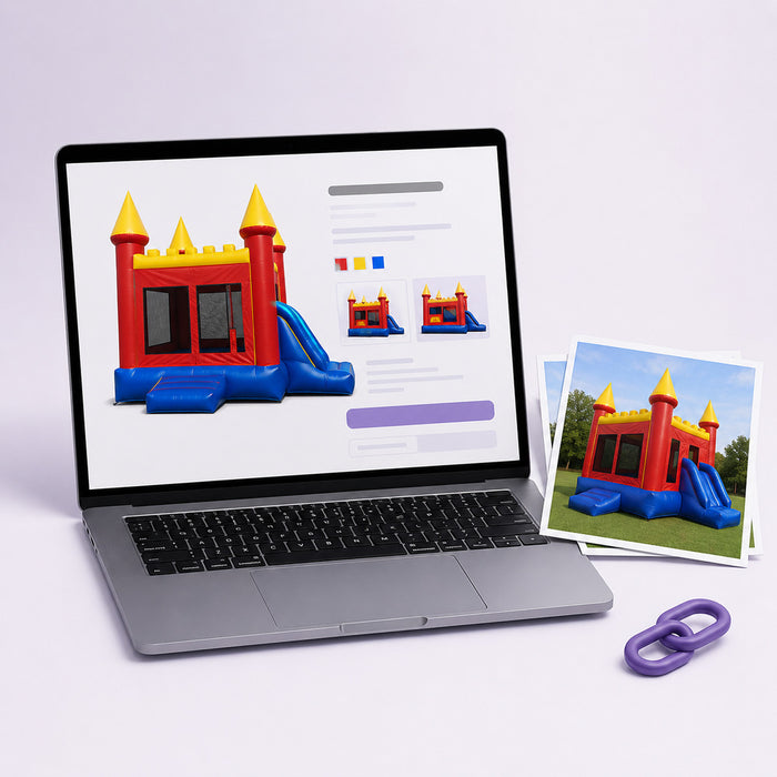 Reference product photo or link for a custom inflatable request