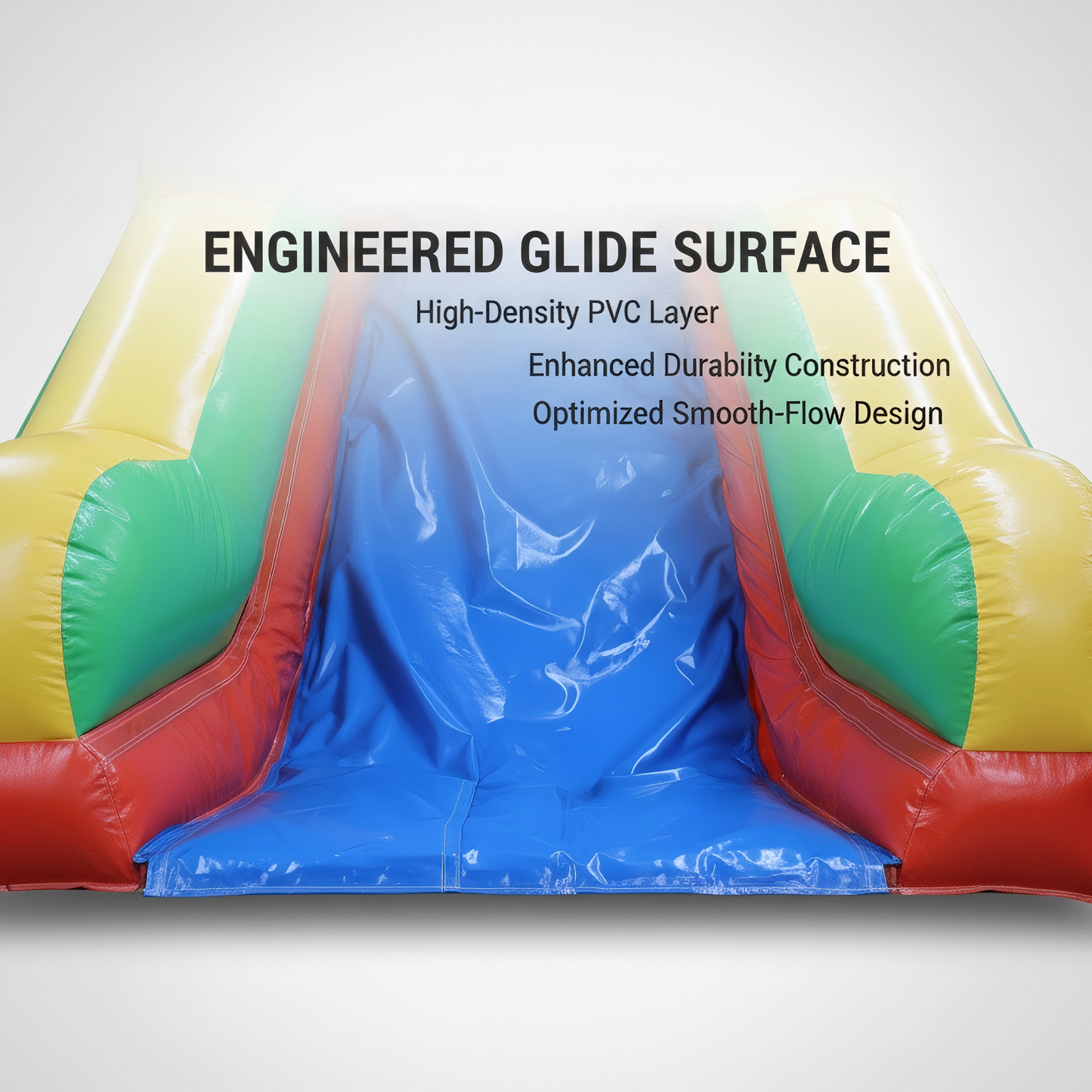20FT x 10FT Palm Island Tropical Water Slide (2-in-1 Dry/Wet) with Blower