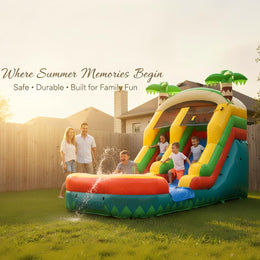 20FT x 10FT Palm Island Tropical Water Slide product view 8