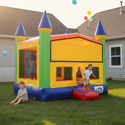 13FT x 13FT Royal Castle Bounce House with Blower