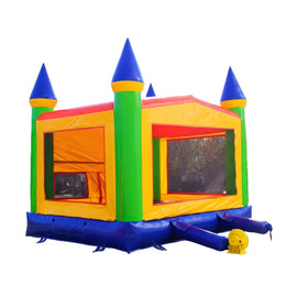 13FT x 13FT Royal Castle Bounce House inflatable shown with included air blower