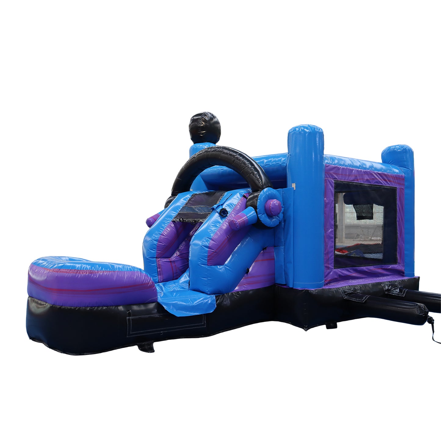 18FT x 12FT Game Zone Arcade Bounce & Water Slide Combo  (2-in-1 Dry/Wet) with Blower