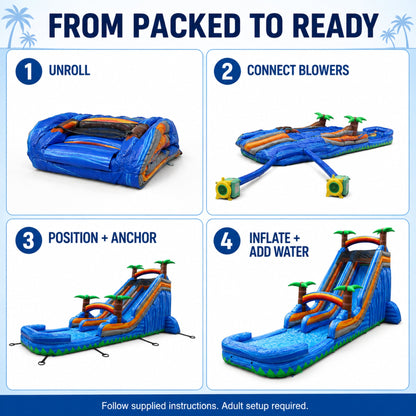 TL3079 setup four steps
