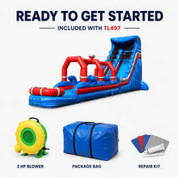 TL497 08 included 2hp blower kit bag