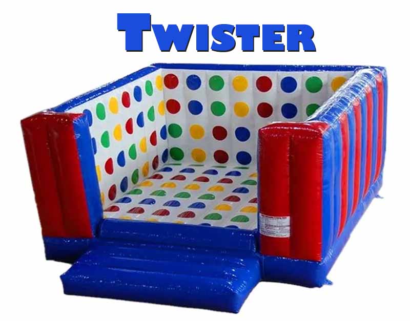 15FT x 15FT x 8FT Large Inflatable Twister Bounce House