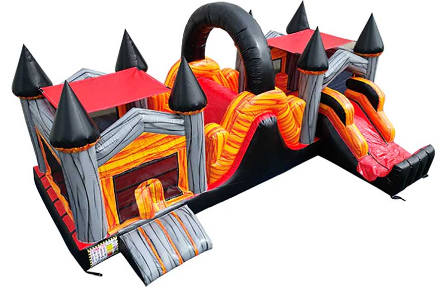 26FT x 16FT x 12FT Obstacle Course Bounce House Combo