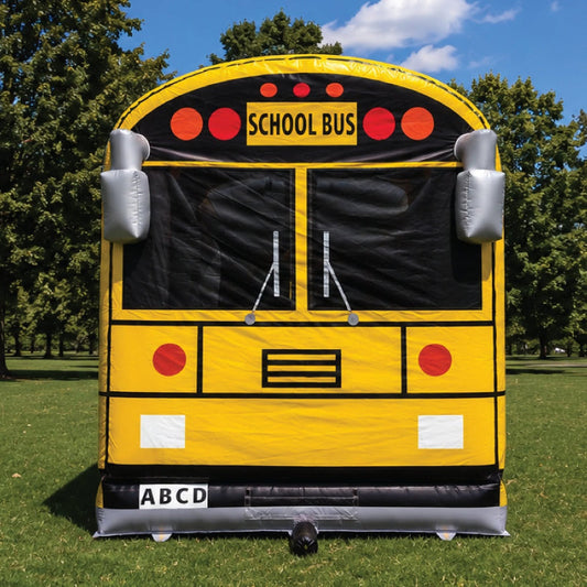 33FT x 12FT x 15FT School Bus Bounce House