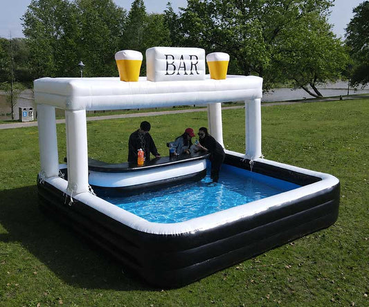 Inflatable Pool With Bar