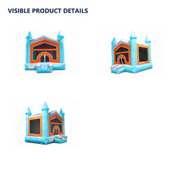 castle inflatable bounce house, visible exterior product details