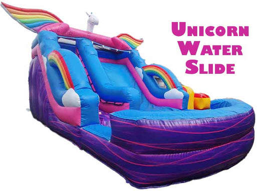 26FT x 16FT x 11FT Inflatable Unicorn Water Slide