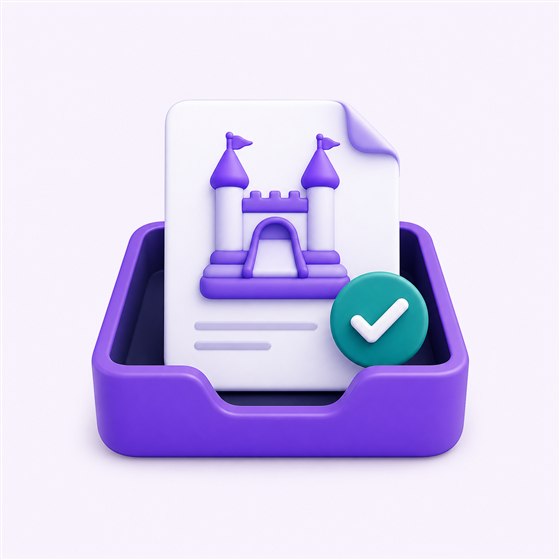 Custom inflatable request received and confirmed
