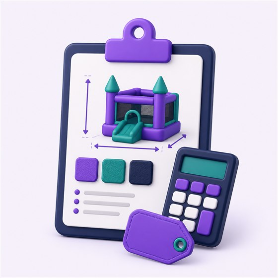 Custom inflatable specifications, materials, dimensions and pricing review
